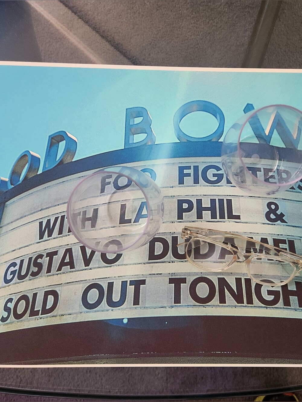 FOO FIGHTERS HOLLYWOOD BOWL POSTER * L.A. PHIL DUDAMEL MARQUEE LOS ANGELES 2026